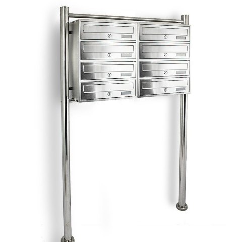 SKRZYNKA POCZTOWA LOKATORSKA 2x4 METALLIC STAL NIERDZEWNA SKRZYNKA POCZTOWA LOKATORSKA 2x4 METALLIC STAL NIERDZEWNA