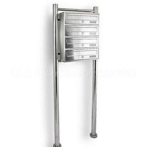 SKRZYNKA POCZTOWA LOKATORSKA 4 METALLIC STAL NIERDZEWNA SKRZYNKA POCZTOWA LOKATORSKA 4 METALLIC STAL NIERDZEWNA
