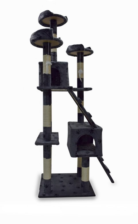 Drapak drzewko Legowisko Wieża dla Kota 170cm Ciemnoszary w łapki Drapak drzewko Legowisko Wieża dla Kota 170cm Ciemnoszary w łapki