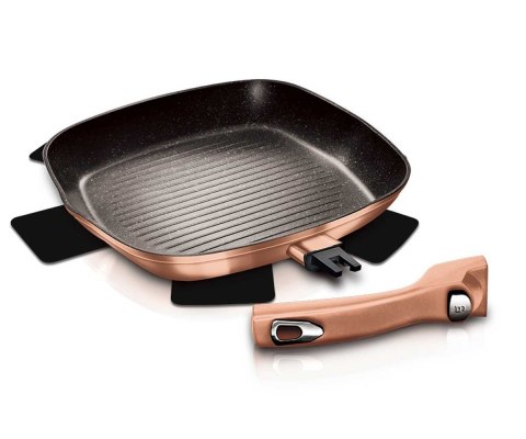 PATELNIA GRILLOWA 28cm BERLINGER HAUS ROSE GOLD BH-1950