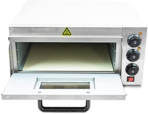 Piec Elektryczny Uniwersalny 2000W do Pizzy Chleba 350°C Kamień Szamotowy