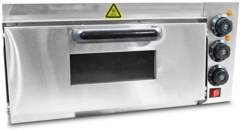 Piec Elektryczny Uniwersalny 2000W do Pizzy Chleba 350°C Kamień Szamotowy