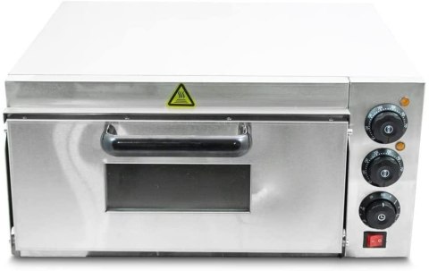 Piec Elektryczny Uniwersalny 2000W do Pizzy Chleba 350°C Kamień Szamotowy