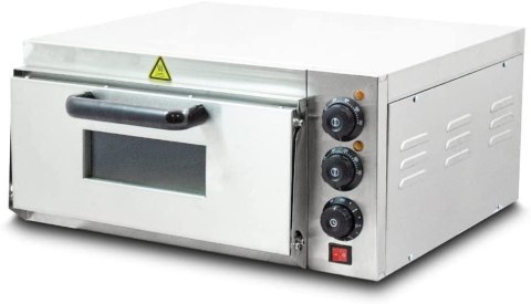 Piec Elektryczny Uniwersalny 2000W do Pizzy Chleba 350°C Kamień Szamotowy