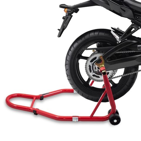 Stojak motocyklowy tylnego koła stalowy 250kg regulowany CERTYFIKOWANY