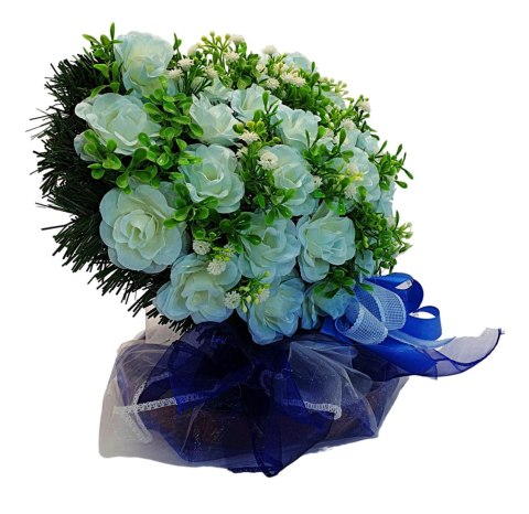 STROIK SERCE 33cm x 27cm NA MAŁY GRÓB SERDUSZKO NA CMENTARZ STROIK SERCE 33cm x 27cm NA MAŁY GRÓB SERDUSZKO NA CMENTARZ