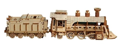 DREWNIANE PUZZLE PRZESTRZENNE 3D - POCIĄG DIY 12+ ROZWIJA KONCENTRACJĘ DREWNIANE PUZZLE PRZESTRZENNE 3D - POCIĄG DIY 12+ ROZWIJA KONCENTRACJĘ