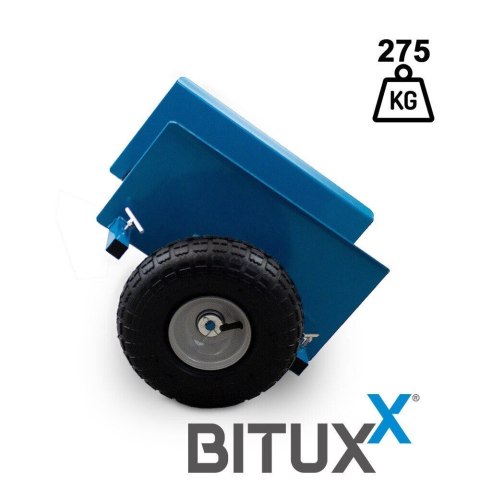 Wózek transportowy do płyt OSB GK MDF 275kg Koła pneumatyczne