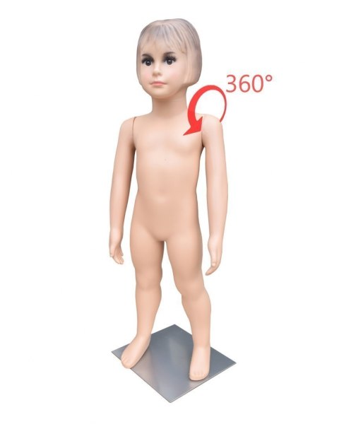 Manekin dziecięcy dziewczynka 90 cm sklepowy wystawowy z rękami