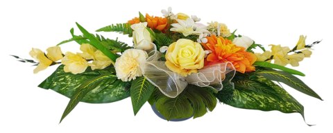 STROIK NA CMENTARZ XXL KWIATY NA GRÓB Z OBCIĄŻENIEM 80cm x 45cm x 35cm STROIK NA CMENTARZ XXL KWIATY NA GRÓB Z OBCIĄŻENIEM 80cm x 45cm x 35cm