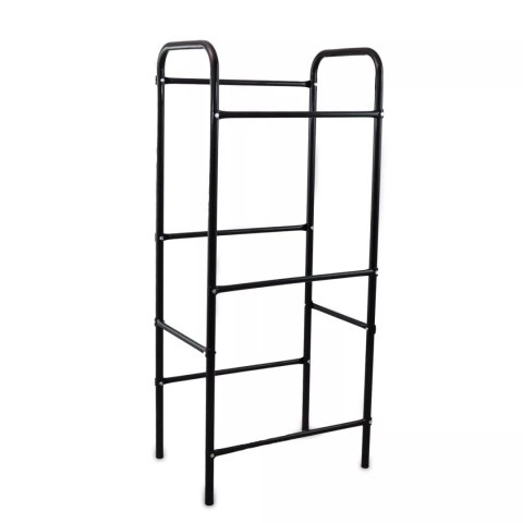 Metalowy Regał na 3 Skrzynki z Napojami Stabilny Organizer 116x50x34 cm