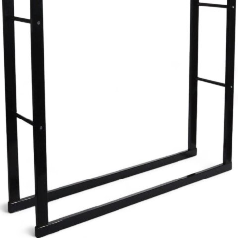 Stojak na Drewno Kominkowe Bituxx Stalowy Nowoczesny Design 150cm Stojak na Drewno Kominkowe Bituxx Stalowy Nowoczesny Design 150cm