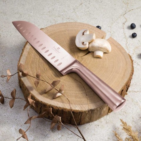 STALOWY NÓŻ SANTOKU BERLINGER HAUS 17,5cm BH-2935 ROSE GOLD