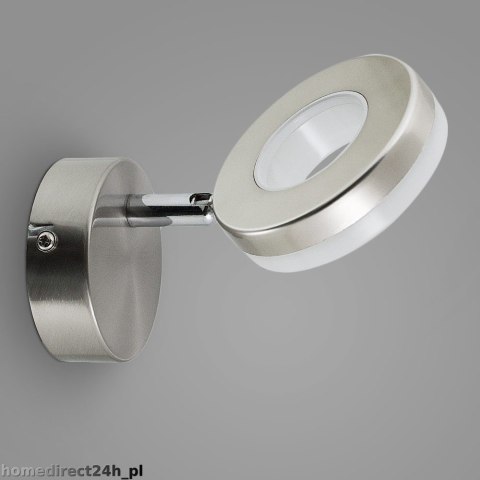 LAMPA ŚCIENNA LED RING 5W STAL NIERDZEWNA NOWOCZESNY DESIGN KLASA A+