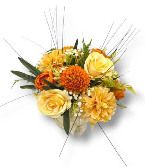 FLOWERBOX POMARAŃCZOWE KWIATY W PUDEŁKU NA DZIEŃ MATKI URODZINY IMIENINY FLOWERBOX POMARAŃCZOWE KWIATY W PUDEŁKU NA DZIEŃ MATKI URODZINY IMIENINY