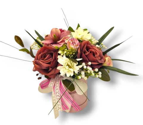 FLOWERBOX SZTUCZNE KWIATY W PUDEŁKU NA DZIEŃ MATKI URODZINY IMIENINY FLOWERBOX SZTUCZNE KWIATY W PUDEŁKU NA DZIEŃ MATKI URODZINY IMIENINY
