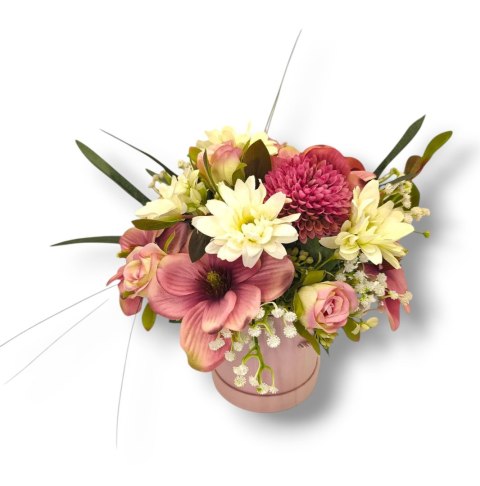 FLOWERBOX SZTUCZNE KWIATY W PUDEŁKU NA DZIEŃ MATKI URODZINY IMIENINY FLOWERBOX SZTUCZNE KWIATY W PUDEŁKU NA DZIEŃ MATKI URODZINY IMIENINY