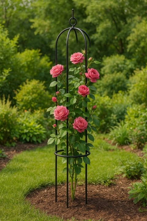 Metalowa pergola ogrodowa wspornik na róże 150cm Metalowa pergola ogrodowa wspornik na róże 150cm