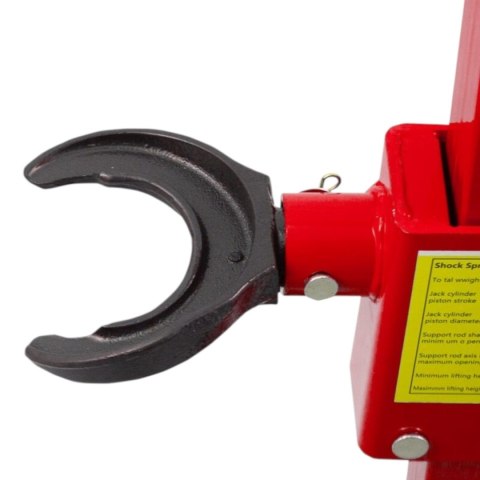 Ściągacz Hydrauliczny do Sprężyn 3T Regulowany Czerwony Bituxx do 3000 kg Ściągacz Hydrauliczny do Sprężyn 3T Regulowany Czerwony Bituxx do 3000 kg