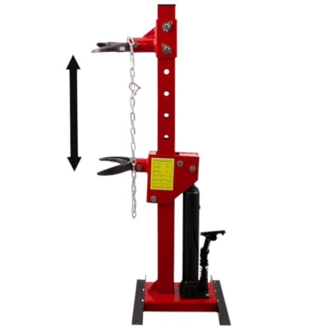 Ściągacz Hydrauliczny do Sprężyn 3T Regulowany Czerwony Bituxx do 3000 kg Ściągacz Hydrauliczny do Sprężyn 3T Regulowany Czerwony Bituxx do 3000 kg