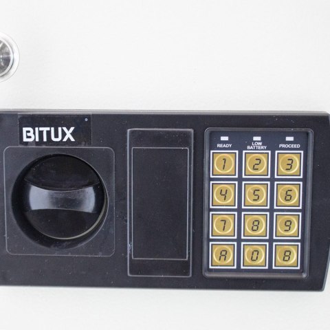 Sejf Elektroniczny na Klucze 48 Haków Zamek PIN + Klucze Awaryjne Ścienny